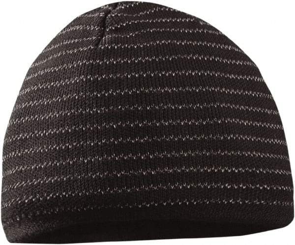 OccuNomix - Size Universal, Warming Slip-On Fleece Cap - Black Solid Pattern, Polyester - Industrial Tool & Supply