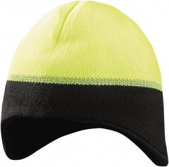 OccuNomix - Size Universal, Warming Slip-On Fleece Cap - Yellow Solid Pattern, Polyester - Industrial Tool & Supply