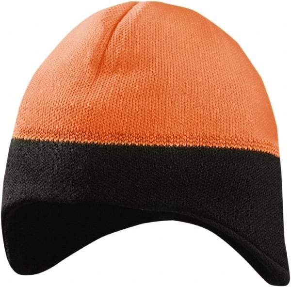 OccuNomix - Size Universal, Warming Slip-On Fleece Cap - Orange Solid Pattern, Polyester - Industrial Tool & Supply