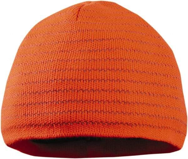 OccuNomix - Size Universal, Warming Slip-On Fleece Cap - Orange Solid Pattern, Polyester - Industrial Tool & Supply