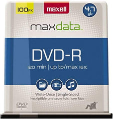 Maxwell House - Gold DVD-RW Discs - Use with CD, DVD Drives - Industrial Tool & Supply