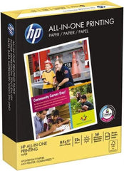 Hewlett-Packard - 8-1/2" x 11" White Copy Paper - Use with Multifunction Machines, Laser Printers, Inkjet Printers - Industrial Tool & Supply