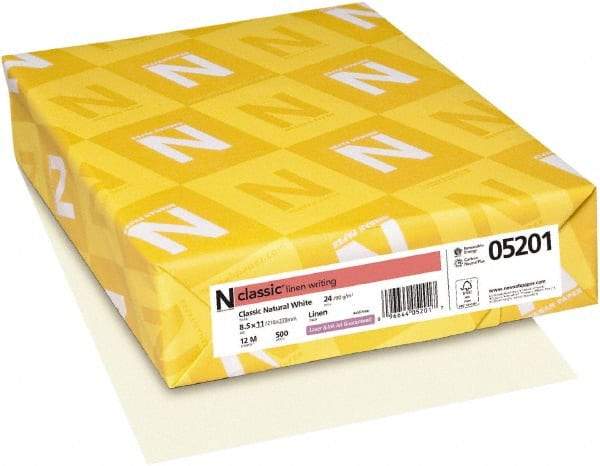 Neenah Paper - 8-1/2" x 11" Natural White Copy Paper - Use with Laser Printers, Inkjet Printers, Copiers - Industrial Tool & Supply