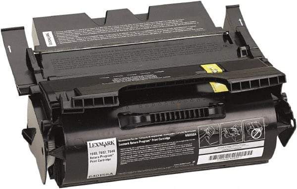 Lexmark - Black Toner Cartridge - Use with Lexmark T640, T642, T644 - Industrial Tool & Supply