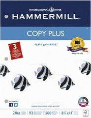 Hammermill - 8-1/2" x 11" White Copy Paper - Use with Laser Printers, Copiers, Fax Machines, Multifunction Machines - Industrial Tool & Supply