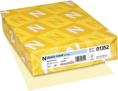 Neenah Paper - 8-1/2" x 11" Baronial Ivory Copy Paper - Use with Laser Printers, Inkjet Printers, Copiers - Industrial Tool & Supply
