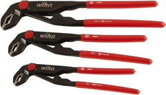 Wiha - 3 Piece Insulated Plier Set - Comes in Box - Industrial Tool & Supply