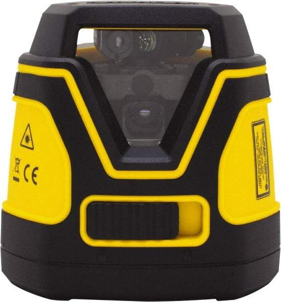 Stanley - 3 Beam 165' Max Range Self Leveling Line Laser - Red Beam, 1/8" at 30' Accuracy, 10" Long x 8" Wide x 7-1/2" High, Battery Included - Industrial Tool & Supply