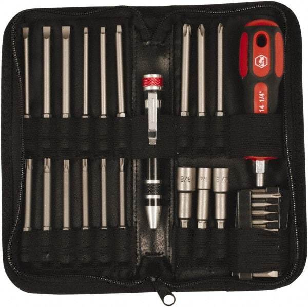 Wiha - 61 Piece Service Kit - Industrial Tool & Supply