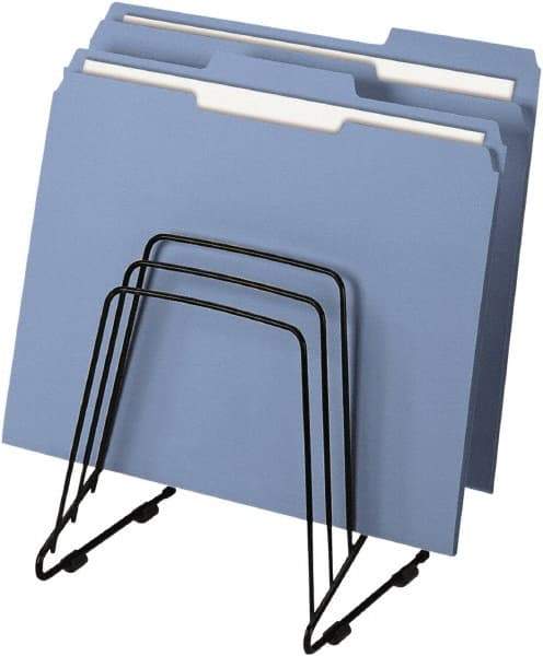 FELLOWES - Black Inclined File Sorter - Steel - Industrial Tool & Supply