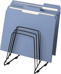 FELLOWES - Black Inclined File Sorter - Steel - Industrial Tool & Supply