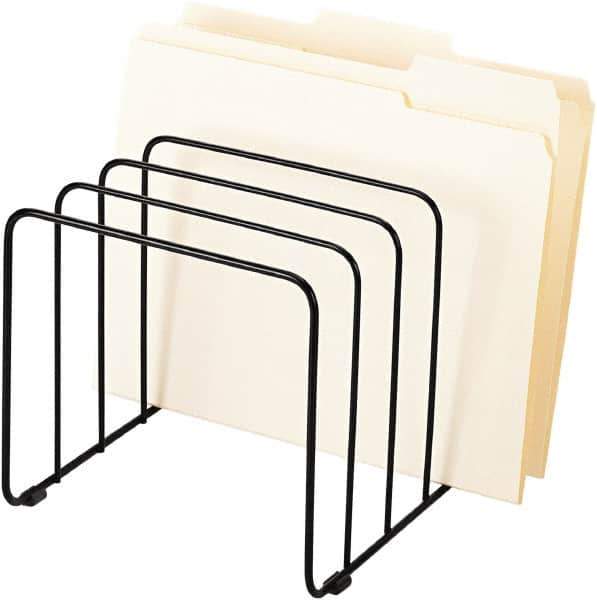 FELLOWES - Black Inclined File Sorter - Steel - Industrial Tool & Supply