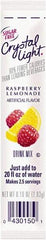 Crystal Light - On the Go, Raspberry Lemonade, .16 oz Packets, 30/Box - Industrial Tool & Supply