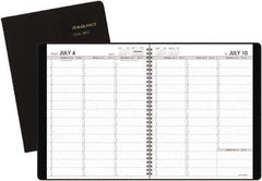 AT-A-GLANCE - 26 Sheet, 5-1/2 x 8-1/2", Accounting Book - Black - Industrial Tool & Supply