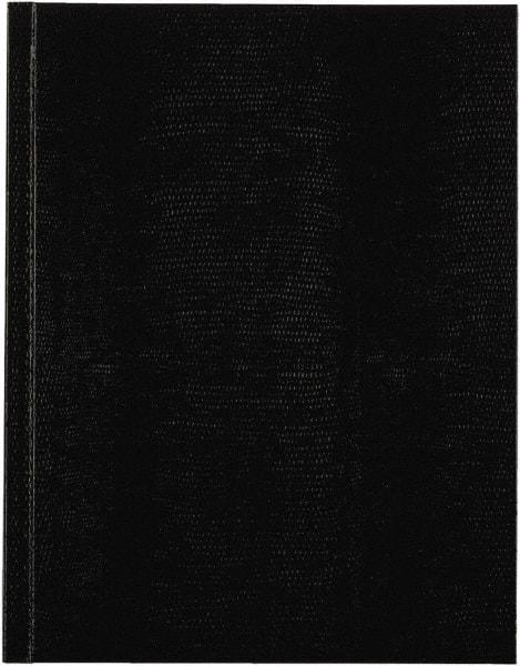 Blueline - 150 Sheet, 5 x 8", College Ruled Executive Notebook - Black - Industrial Tool & Supply
