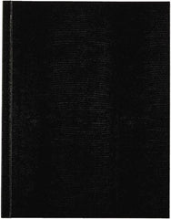 Blueline - 150 Sheet, 5 x 8", College Ruled Executive Notebook - Black - Industrial Tool & Supply