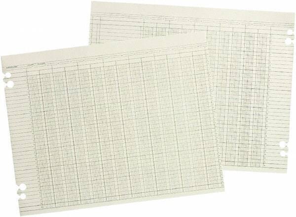 Wilson Jones - 100 Sheet, 11 x 17", Accounting Sheets - Green - Industrial Tool & Supply