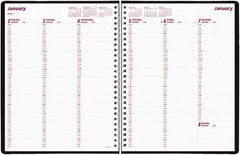 Brownline - 26 Sheet, 3-1/4 x 6-1/4", Weekly Planner - Black - Industrial Tool & Supply