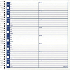 TOPS - 800 Sheet, 15-1/2 x 22-3/4", Log Book - White - Industrial Tool & Supply