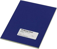 National Brand - 60 Sheet, 12-1/4 x 26", Narrow Chemistry Notebook - Blue - Industrial Tool & Supply