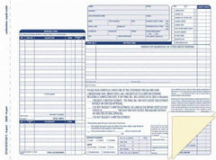 TOPS - 50 Sheet, 8-1/2 x 11-3/4", Order Forms - Blue & White - Industrial Tool & Supply