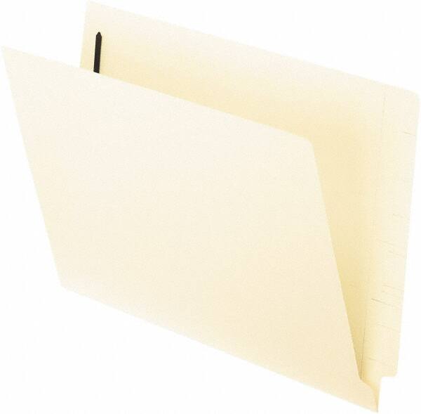 Pendaflex - 8-1/2 x 11", Letter Size, Manila, File Folders with End Tab - 11 Point Stock, Straight Tab Cut Location - Industrial Tool & Supply