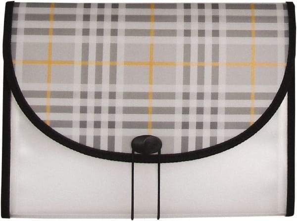 C-LINE - 8-1/2 x 11", Letter Size, Black & White, Expansion Folders - Industrial Tool & Supply