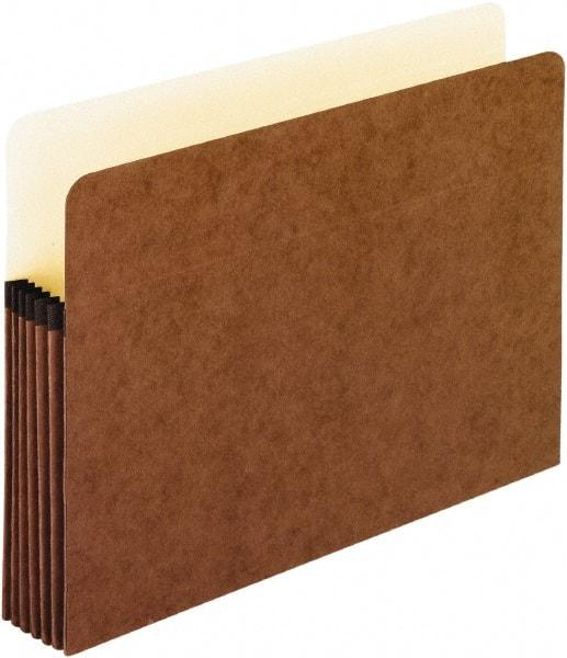 Pendaflex - 8-1/2 x 11", Letter Size, Redrope, Expansion Folders - Straight Tab Cut Location - Industrial Tool & Supply