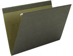 SMEAD - 8-1/2 x 11", Letter Size, Standard Green, Hanging File Folder - 11 Point Stock - Industrial Tool & Supply