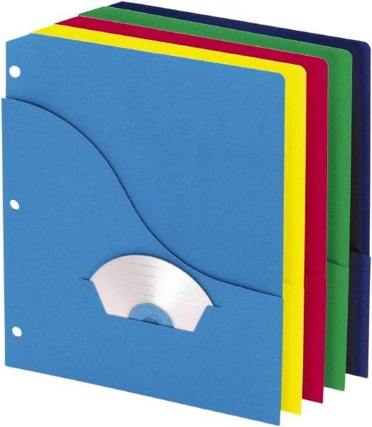 Pendaflex - 8-1/2 x 11", Letter Size, Assorted Colors, Project Folder - 11 Point Stock - Industrial Tool & Supply