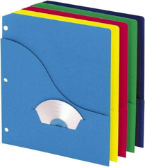 Pendaflex - 8-1/2 x 11", Letter Size, Assorted Colors, Project Folder - 11 Point Stock - Industrial Tool & Supply