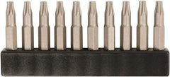 Wiha - 4mm Drive T8 Torx Screwdriver Bit - 28mm OAL - Industrial Tool & Supply