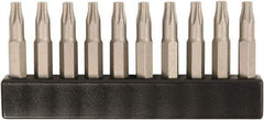 Wiha - 4mm Drive T6 Torx Screwdriver Bit - 28mm OAL - Industrial Tool & Supply