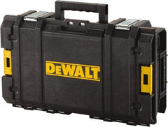 DeWALT - 1 Piece, Black Suitcase - 13-1/4" Deep x 6-1/4" High x 21-3/4" Wide, Storage Pockets, (4) Deep Large Cups - Industrial Tool & Supply