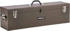 Proto - Tool Box - 14" Wide x 6" Deep x 6-1/2" High, Steel, Safety Red - Industrial Tool & Supply