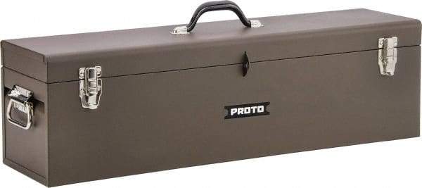 Proto - Tool Box - 20" Wide x 8-1/2" Deep x 9-1/2" High, Steel, Safety Red - Industrial Tool & Supply