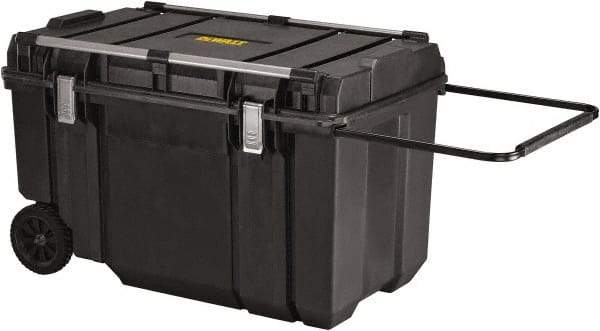 DeWALT - Mobile Tool Chest - 38" Wide x 24-1/4" Deep x 23-3/32" High, Plastic, Black - Industrial Tool & Supply