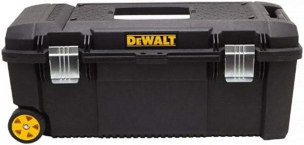DeWALT - Tool Box - 28-1/2" Wide x 12-1/2" Deep x 12" High, Plastic, Black - Industrial Tool & Supply