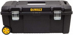 DeWALT - Tool Box - 28-1/2" Wide x 12-1/2" Deep x 12" High, Plastic, Black - Industrial Tool & Supply