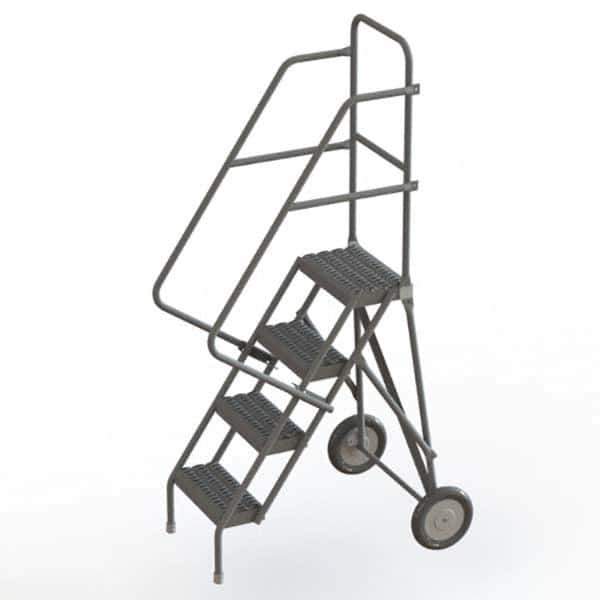 TRI-ARC - Rolling & Wall Mounted Ladders & Platforms Type: Rolling Style: Rolling Platform Ladder - Industrial Tool & Supply