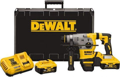 DeWALT - 20 Volt 1-1/8" SDS Plus Chuck Cordless Rotary Hammer - 0 to 4,480 BPM, 0 to 1,500 RPM, Reversible - Industrial Tool & Supply