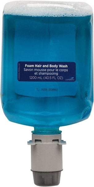 Georgia Pacific - 1,200 mL Dispenser Refill Aloe Fragrance Hair & Body Wash - Blue, For Use with 53057, 53058 & 53060 - Industrial Tool & Supply