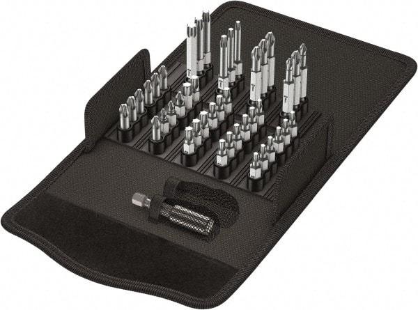 Wera - Posidriv Bit Set - 1/4" Drive - Industrial Tool & Supply