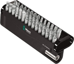 Wera - Posidriv Bit Set - 1/4" Drive - Industrial Tool & Supply