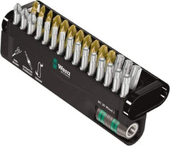 Wera - Posidriv Bit Set - 1/4" Drive - Industrial Tool & Supply