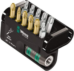 Wera - Posidriv Bit Set - 1/4" Drive - Industrial Tool & Supply