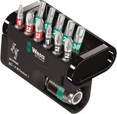 Wera - Posidriv Bit Set - 1/4" Drive - Industrial Tool & Supply