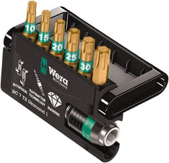 Wera - Posidriv Bit Set - 1/4" Drive - Industrial Tool & Supply