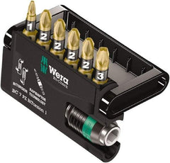 Wera - Posidriv Bit Set - 1/4" Drive - Industrial Tool & Supply