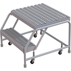 TRI-ARC - Rolling & Wall Mounted Ladders & Platforms Type: Rolling Warehouse Ladder Style: Rolling Safety Ladder - Industrial Tool & Supply